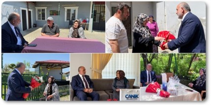 Başkan İbrahim Sandıkçı'dan Şehit Annelerine Ziyaret